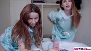 Babes Maya Kendrick e calda Vanna Bardot condiviso ragazzo grande e duro cazzo prima di hardcore sesso